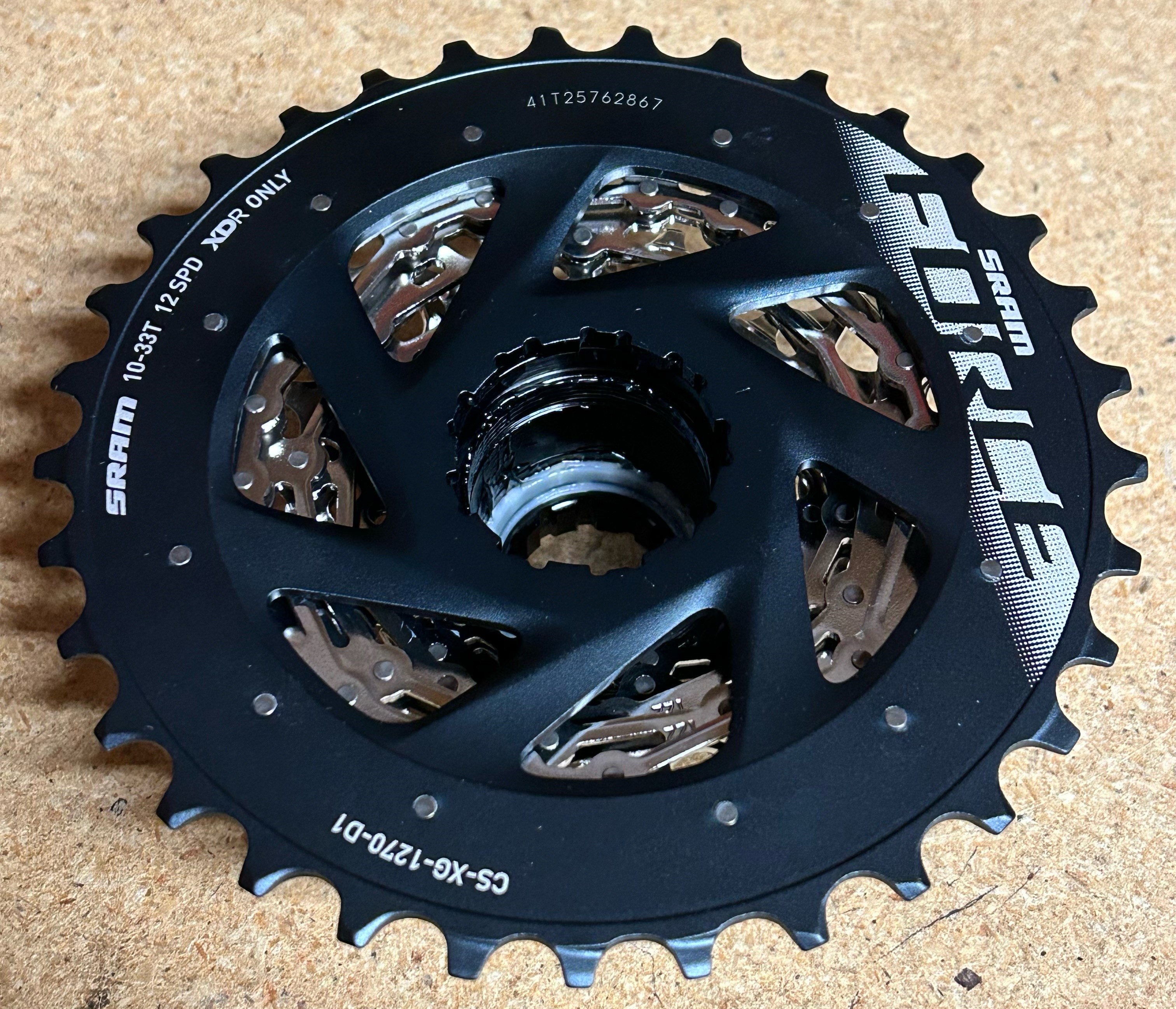 雙 SRAM Force AXS XG-1270 Cassette - 12-Speed, 10-33t, Silver